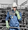uvex rubiflex S NB40S S98902 EN ISO 374 - 1:2016/ Type A (JKNOPT) EN 420 (X1XXXX), EN388 (2121X) PPE Safety Gloves