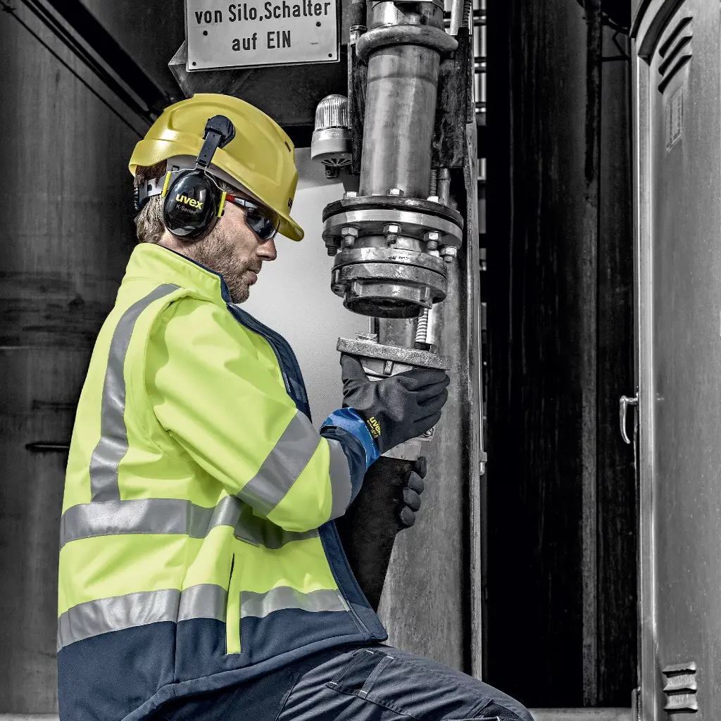 uvex rubiflex S XG27B XG60560 EN ISO 374- 1:2016/Type A (JKNOPT) EN388 (3121X) PPE Safety Gloves