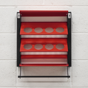 Sealey APSCR8 Spray Can Storage Rack with 8 Can Holders - Automotive Workshop Garage Bodyshop