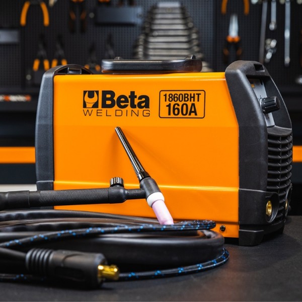 BETA 1860BHT/KT New DC-powered inverter welding machine kit, for MMA and TIG electrode welding, TIG welding torch included