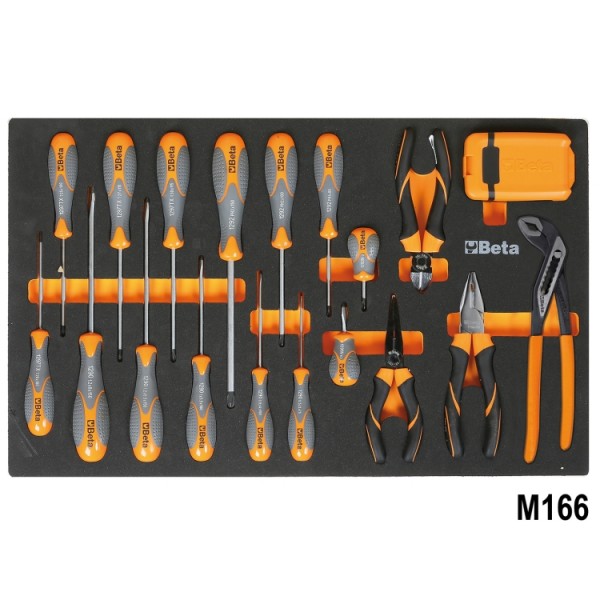 BETA  5988H/7M Assortment of 333 tools for car repairs in EVA foam trays