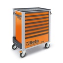 BETA BW 2400S 8/E-L Mobile roller cab with 8 drawers, with assortment of 398 tools