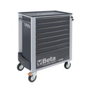 BETA BW 2400S 8/E-L Mobile roller cab with 8 drawers, with assortment of 398 tools