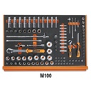 BETA Tools 5988U/7M Assortment of 215 tools for universal use in EVA foam trays