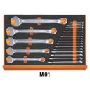 BETA Tools 5988U/7M Assortment of 215 tools for universal use in EVA foam trays
