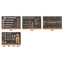 BETA Tools 5988U/7M Assortment of 215 tools for universal use in EVA foam trays
