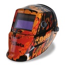 BETA Tools 7042LCD Auto-darkening LCD mask, for electrode welding; MIG/MAG; TIG and plasma. Solar cells power supply and lithium batteries for outstanding LCD filter life