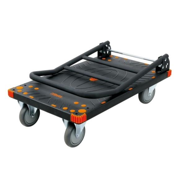BETA Tools C48P Folding tool trolley, Retractable handle for quick, compact storage, Max capacity: 300 kg