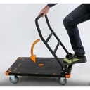 BETA Tools C48P Folding tool trolley, Retractable handle for quick, compact storage, Max capacity: 300 kg