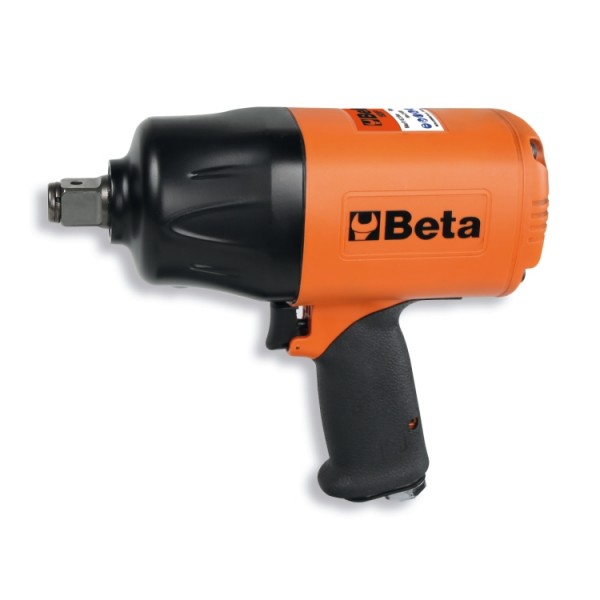 BETA Tools 1928P Reversible impact wrench, made from lightweight composite material, Double hammer impulse device, 5,000 rpm, 2,100 Nm, 3/8" GAS, 6.2 bar