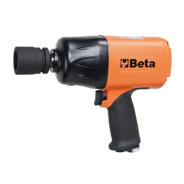 BETA Tools 1928P Reversible impact wrench, made from lightweight composite material, Double hammer impulse device, 5,000 rpm, 2,100 Nm, 3/8" GAS, 6.2 bar