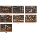 BETA  5988H/7M Assortment of 333 tools for car repairs in EVA foam trays