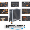 BETA BW 2400S 8/E-L Mobile roller cab with 8 drawers, with assortment of 398 tools
