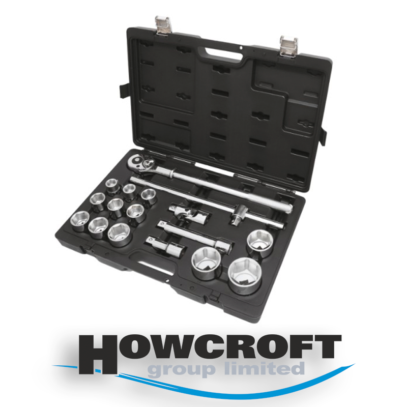 BETA Tools BW 928E/C17 Assortment of 12 hexagon sockets and 5 accessories, in plastic case