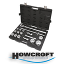 BETA Tools BW 928E/C17 Assortment of 12 hexagon sockets and 5 accessories, in plastic case