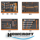 BETA Tools 5988U/7M Assortment of 215 tools for universal use in EVA foam trays