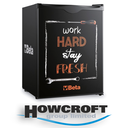Beta Tools 9526F Workshop / Office Mini fridge, capacity 63L black