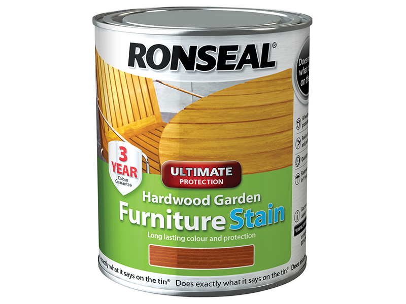 Ultimate Protection Hardwood Garden Furniture Stain Natural Cedar 750ml