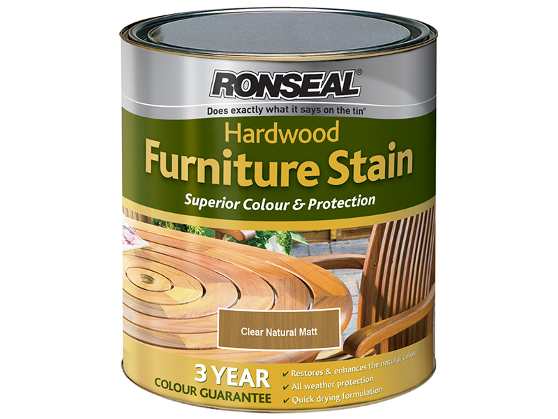 Ultimate Protection Hardwood Garden Furniture Stain Natural Matt 750ml