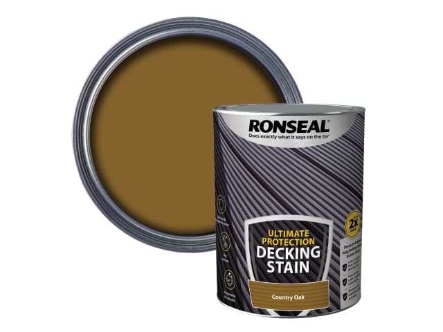 Ultimate Protection Decking Stain Country Oak 5 litre