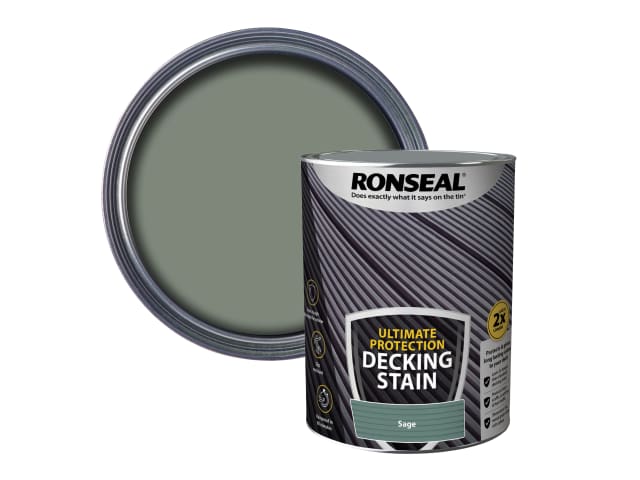 Ultimate Protection Decking Stain Sage 5 litre