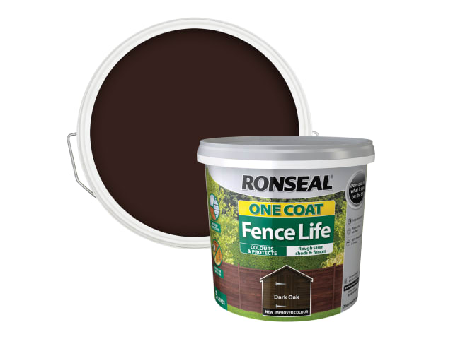 One Coat Fence Life Dark Oak 5 litre