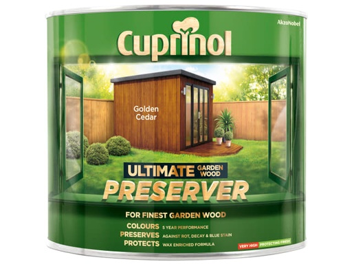 [CUPGWPREGC1L] Ultimate Garden Wood Preserver Golden Cedar 1 litre