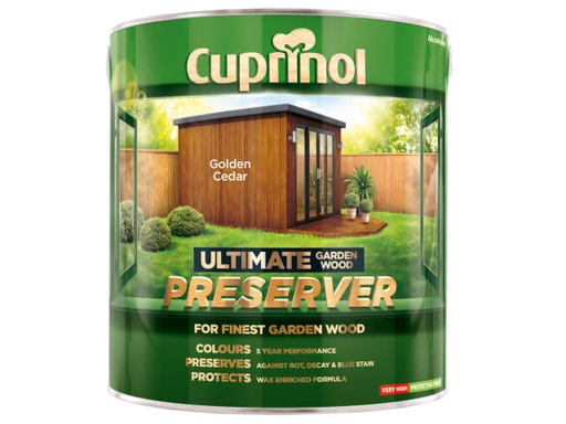 [CUPGWPREGC4L] Ultimate Garden Wood Preserver Golden Cedar 4 litre