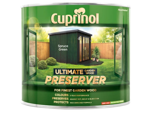 [CUPGWPRESG1L] Ultimate Garden Wood Preserver Spruce Green 1 litre
