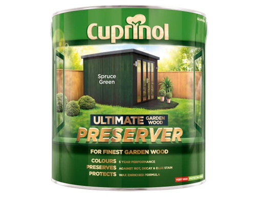[CUPGWPRESG4L] Ultimate Garden Wood Preserver Spruce Green 4 litre