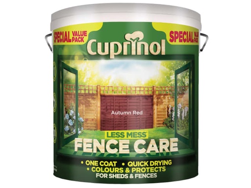 [CUPLMFCAR6L] Less Mess Fence Care Autumn Red 6 litre