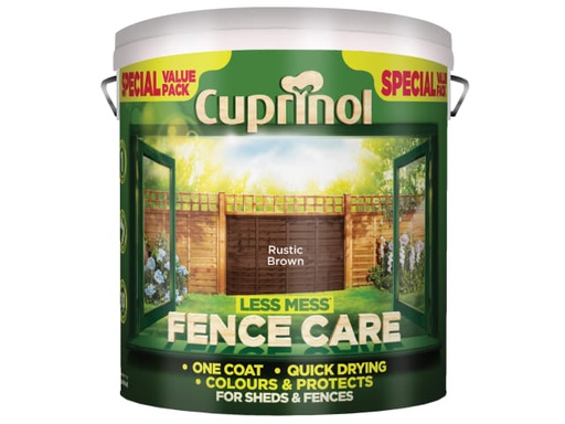[CUPLMFCRB6L] Less Mess Fence Care Rustic Brown 6 litre