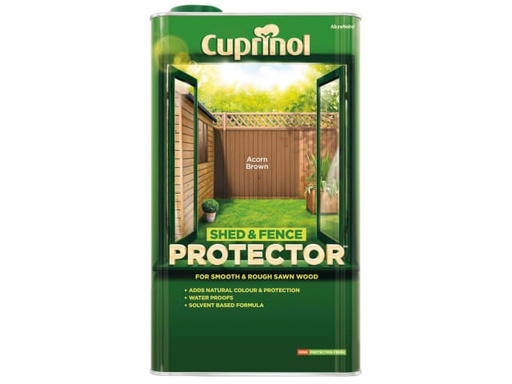 [CUPSFAB5L] Shed & Fence Protector Acorn Brown 5 litre