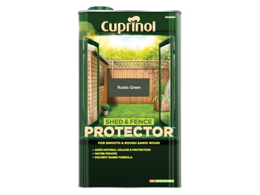 [CUPSFRG5L] Shed & Fence Protector Rustic Green 5 litre
