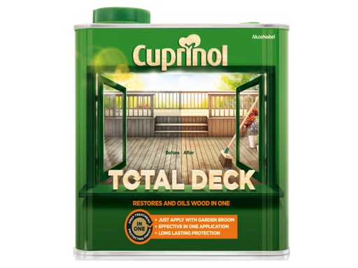 [CUPTDC25L] Total Deck Restore & Oil Wood Clear 2.5 litre