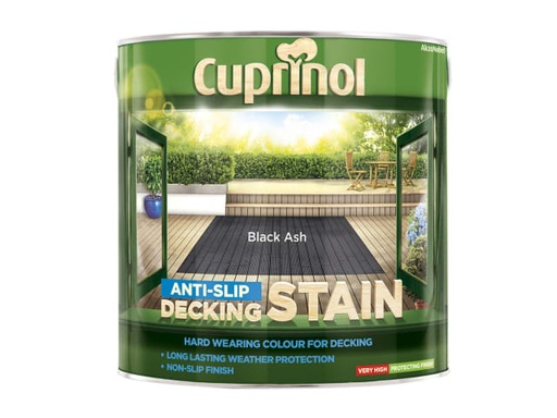 [CUPUTDSBA25L] Anti-Slip Decking Stain Black Ash 2.5 litre