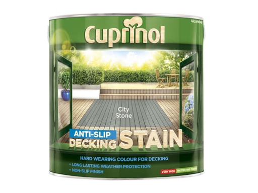 [CUPUTDSCS25L] Anti-Slip Decking Stain City Stone 2.5 litre
