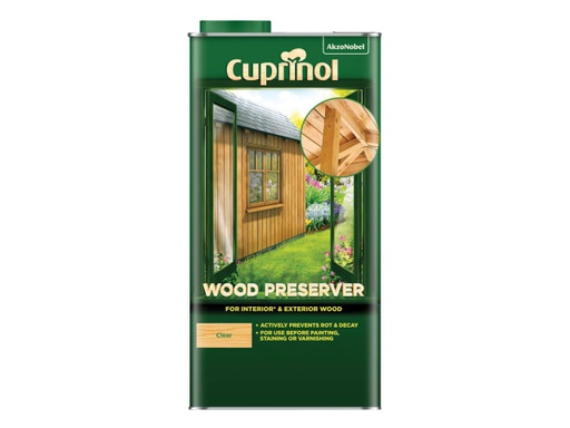 [CUPWPCL5L] Wood Preserver Clear 5 litre