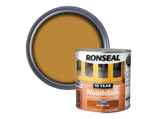 [RSL10WSNO25L] 10 Year Woodstain Natural Oak 2.5 litre