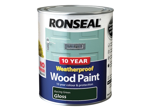 [RSL38778] 10 Year Weatherproof Wood Paint Racing Green Gloss 750ml