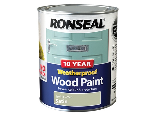 [RSL38790] 10 Year Weatherproof Wood Paint Spring Green Satin 750ml