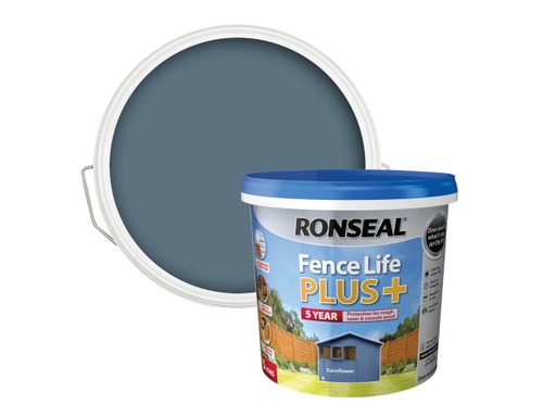 [RSLFLPPCF5L] Fence Life Plus+ Cornflower 5 litre