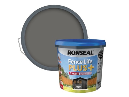 [RSLFLPPCG5L] Fence Life Plus+ Charcoal Grey 5 litre
