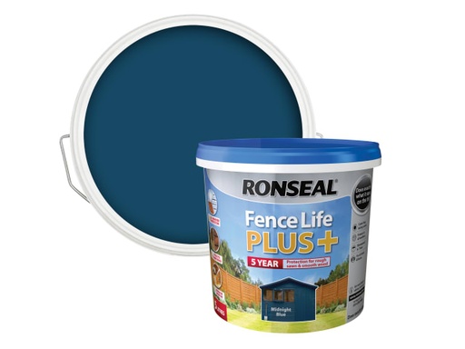 [RSLFLPPMB5L] Fence Life Plus+ Midnight Blue 5 litre