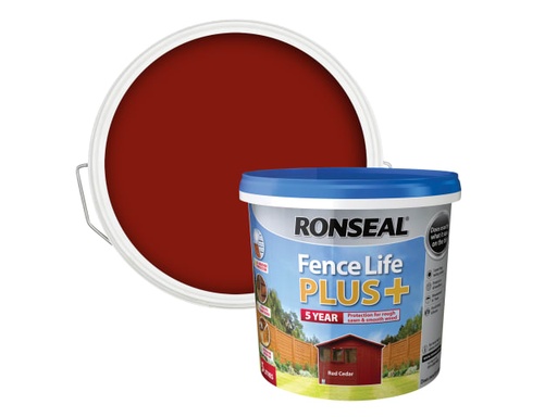 [RSLFLPPRC5L] Fence Life Plus+ Red Cedar 5 litre