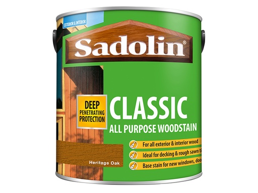 [SAD5090980] Classic Wood Protection Heritage Oak 2.5 litre
