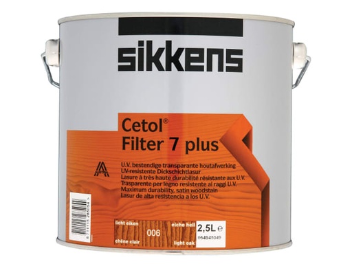 [SIKCF7PLO25] Cetol Filter 7 Plus Translucent Woodstain Light Oak 2.5 litre