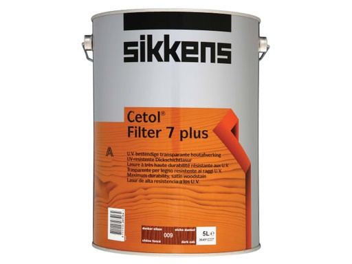 [SIKCF7PM5L] Cetol Filter 7 Plus Translucent Woodstain Mahogany 5 litre