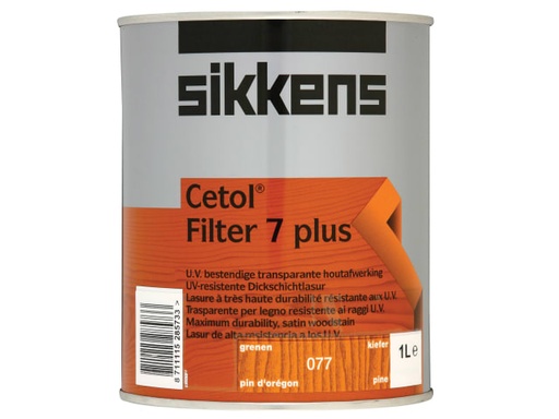[SIKCF7PP1L] Cetol Filter 7 Plus Translucent Woodstain Pine 1 litre