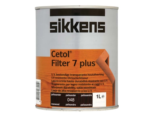 [SIKCF7PRW1L] Cetol Filter 7 Plus Translucent Woodstain Rosewood 1 litre